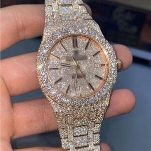 AP watch coated in crystals